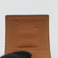 Pre-owned Hermes Collier de Chien Black×golden Leather × GP  bangle/wristband | stylenewstar