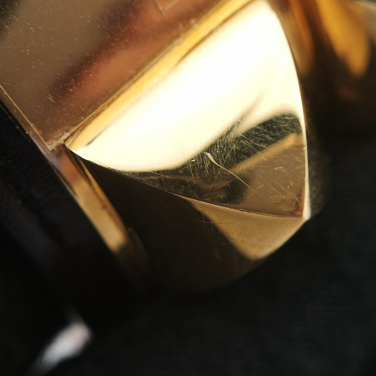 Pre-owned Hermes Collier de Chien Black×golden Leather × GP  bangle/wristband | stylenewstar