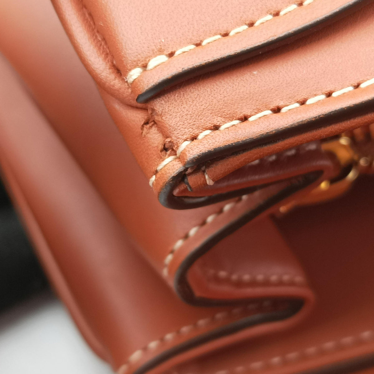 16 Mini Bag Brown Calfskin 188003 F-SL-129316 ミニ バッグ ブラウン カーフスキン 188003 F-SL-1293