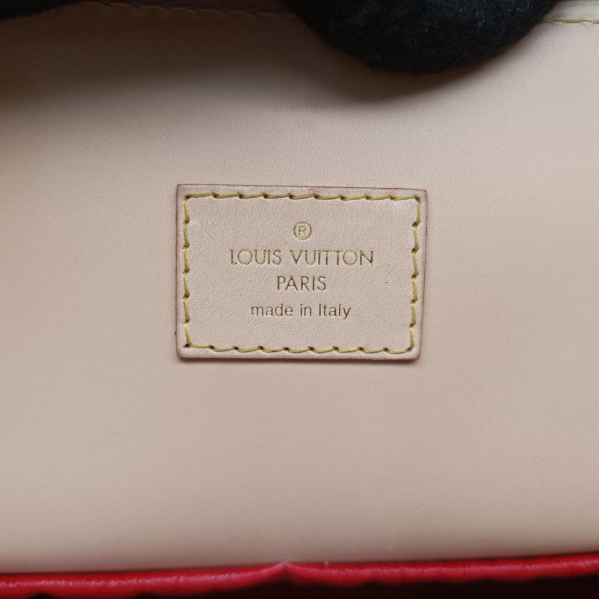 Christian Louboutin Collaboration Iconoclast Brown×red×beige Monogram Canvas×calf leather×ponyhair M41234 FO4194クリスチャンルブタンコラボ  アイコノクラスト モノグラム/ブラウン×レッド×ベージュ モノグラムキャンバス×カーフレザー ×ハラコ M41234 FO4194