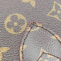 Christian Louboutin Collaboration Iconoclast Brown×red×beige Monogram Canvas×calf leather×ponyhair M41234 FO4194クリスチャンルブタンコラボ  アイコノクラスト モノグラム/ブラウン×レッド×ベージュ モノグラムキャンバス×カーフレザー ×ハラコ M41234 FO4194