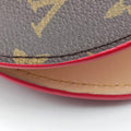 Christian Louboutin Collaboration Iconoclast Brown×red×beige Monogram Canvas×calf leather×ponyhair M41234 FO4194クリスチャンルブタンコラボ  アイコノクラスト モノグラム/ブラウン×レッド×ベージュ モノグラムキャンバス×カーフレザー ×ハラコ M41234 FO4194