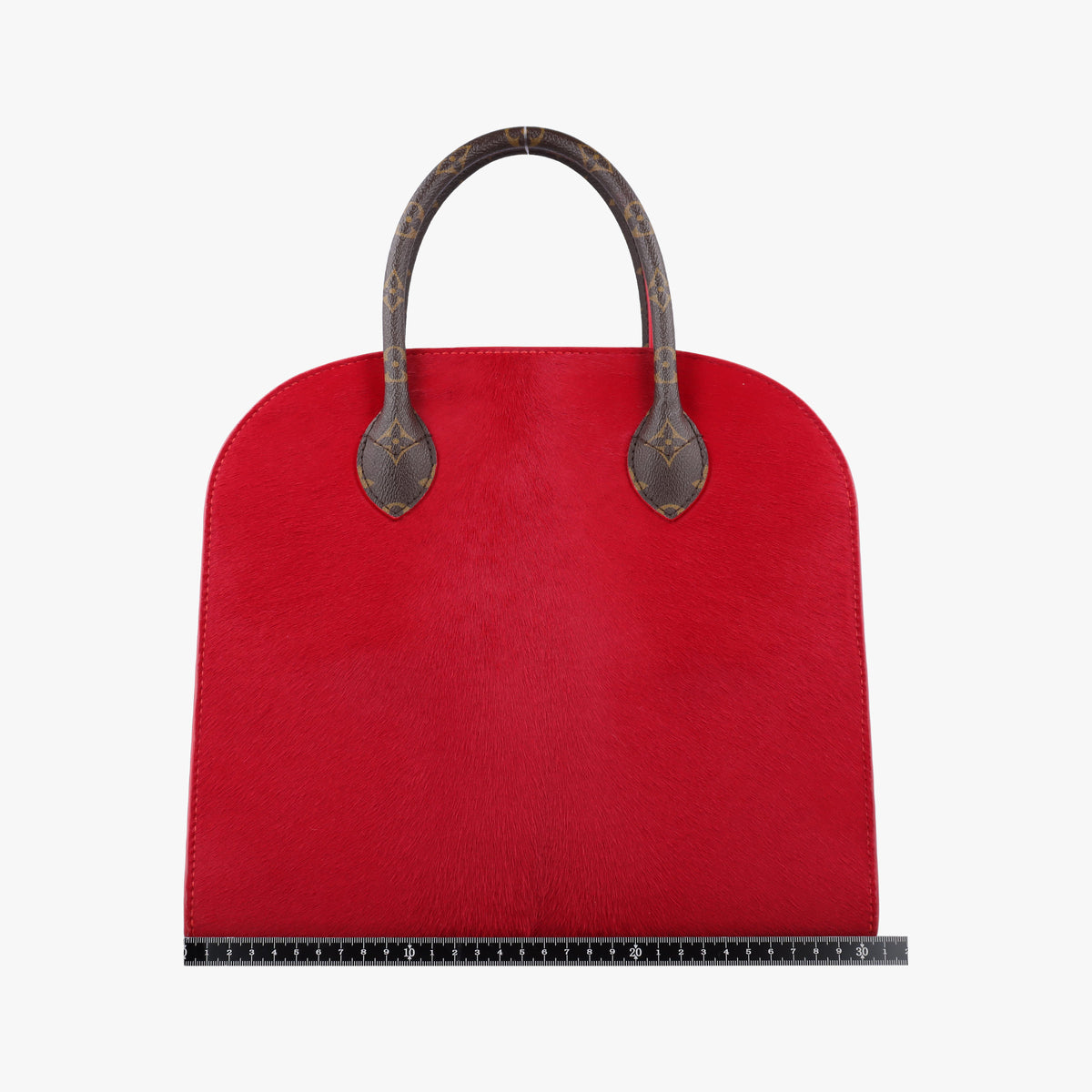 Christian Louboutin Collaboration Iconoclast Brown×red×beige Monogram Canvas×calf leather×ponyhair M41234 FO4194クリスチャンルブタンコラボ  アイコノクラスト モノグラム/ブラウン×レッド×ベージュ モノグラムキャンバス×カーフレザー ×ハラコ M41234 FO4194