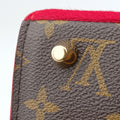 Christian Louboutin Collaboration Iconoclast Brown×red×beige Monogram Canvas×calf leather×ponyhair M41234 FO4194クリスチャンルブタンコラボ  アイコノクラスト モノグラム/ブラウン×レッド×ベージュ モノグラムキャンバス×カーフレザー ×ハラコ M41234 FO4194