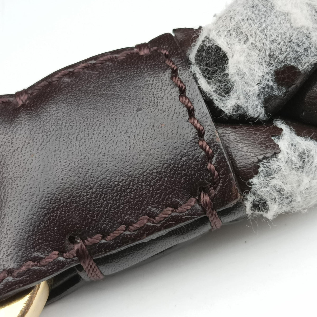 Pre-owned Fendi Zucchino Brown Canvas×leather 8BR583 handbag | stylenewstar