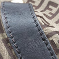 Pre-owned Fendi Zucchino Brown Canvas×leather 8BR583 handbag | stylenewstar