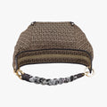 Pre-owned Fendi Zucchino Brown Canvas×leather 8BR583 handbag | stylenewstar