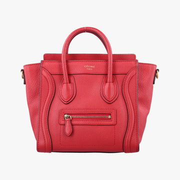 luggage nano shopper Red Leather S-CU-0172 I-VP-0172ラゲージナノショッパー レッド レザー S-CU-0172 I-VP-0172