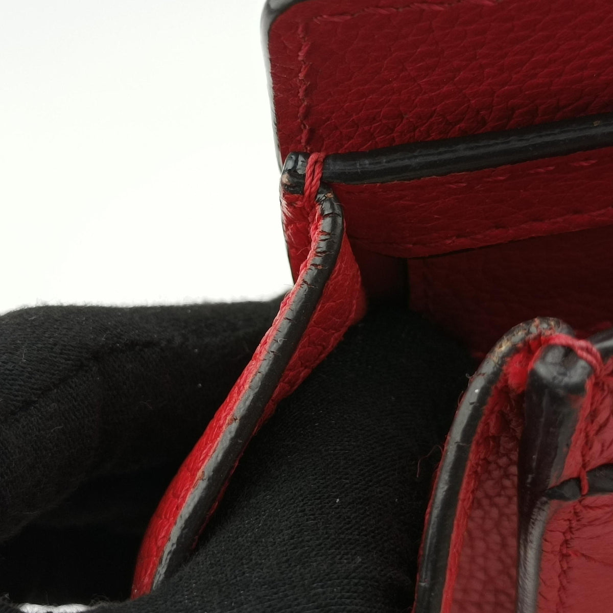 luggage nano shopper Red Leather S-CU-0172 I-VP-0172ラゲージナノショッパー レッド レザー S-CU-0172 I-VP-0172