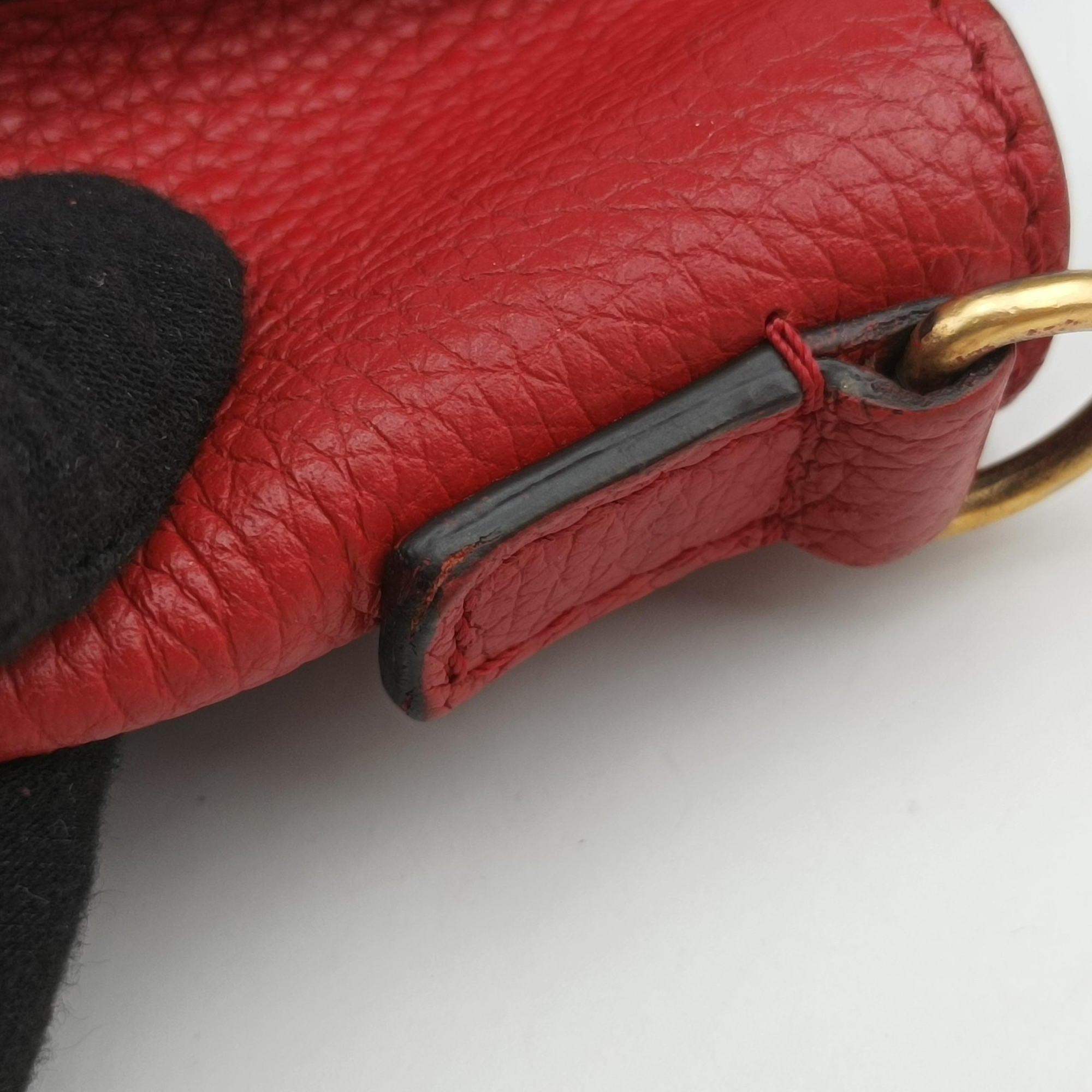 luggage nano shopper Red Leather S-CU-0172 I-VP-0172ラゲージナノショッパー レッド レザー S-CU-0172 I-VP-0172