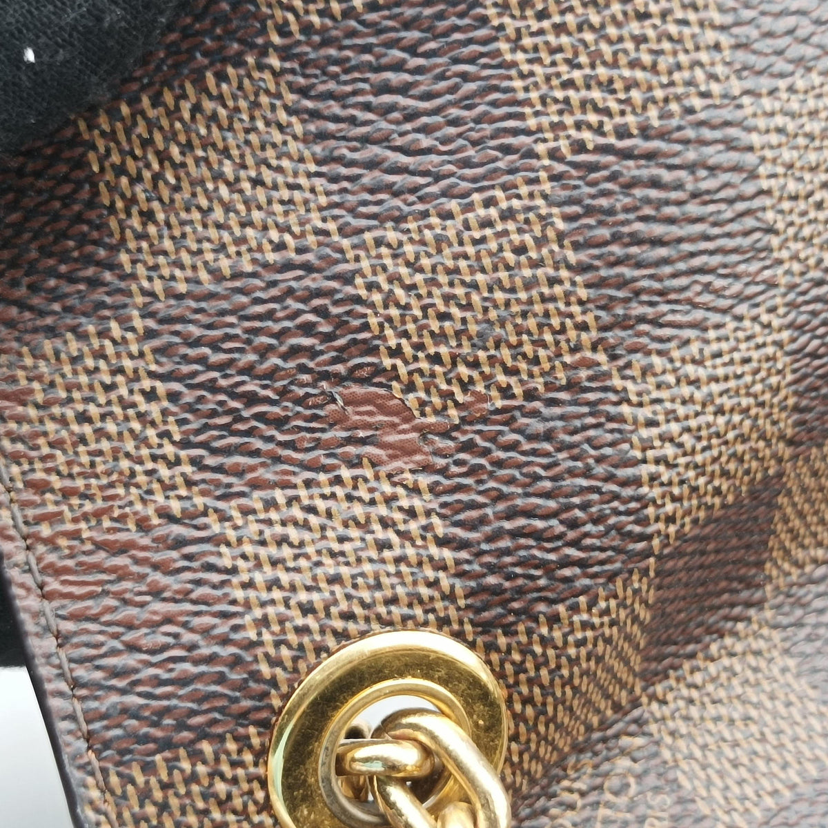 Vavin PM EBENE×Noir Damier Canvas×calf leather N40108 NZ2119ヴァヴァンPM エベーヌ×ノワール ダミエキャンバス×カーフレザー N40108 NZ2119