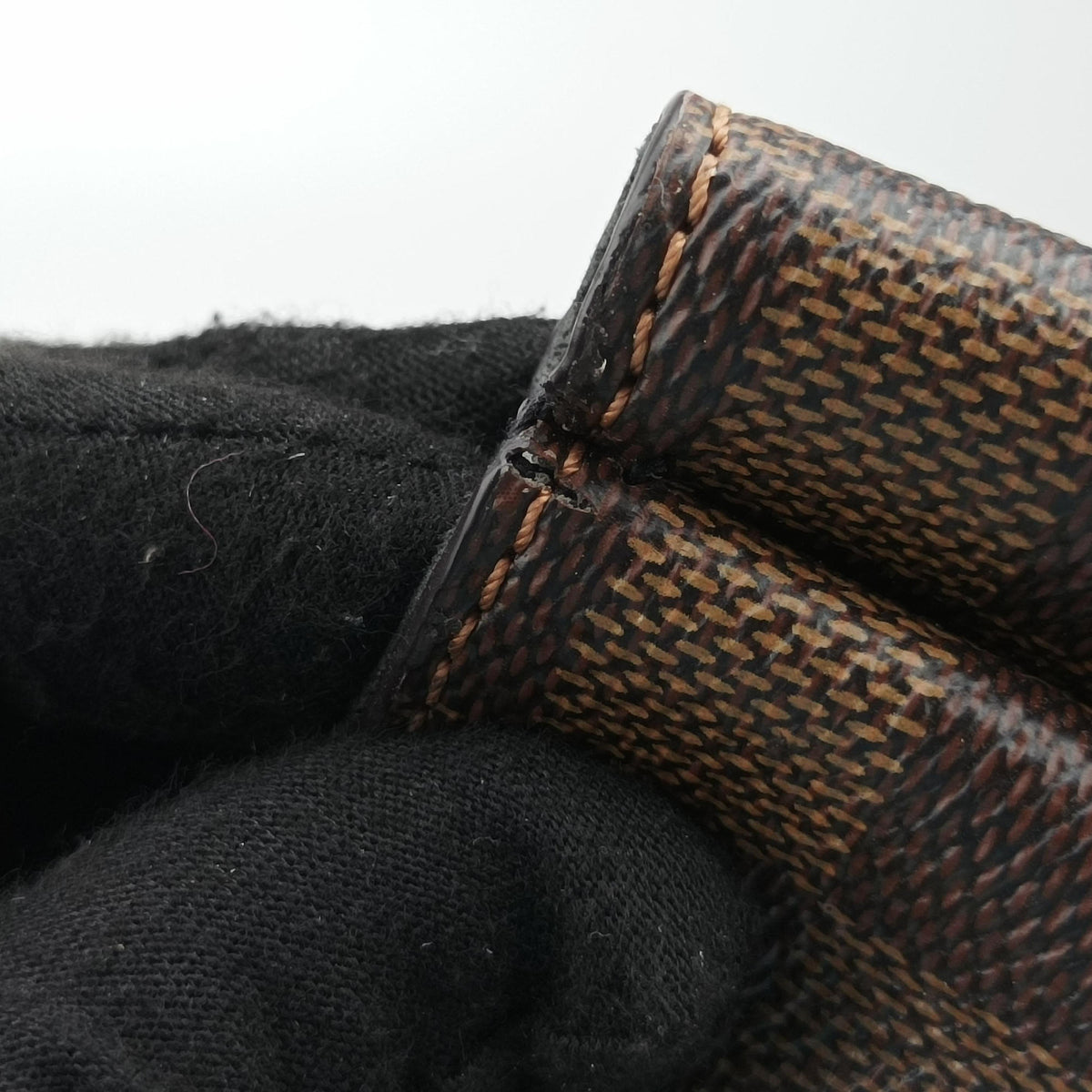 Vavin PM EBENE×Noir Damier Canvas×calf leather N40108 NZ2119ヴァヴァンPM エベーヌ×ノワール ダミエキャンバス×カーフレザー N40108 NZ2119