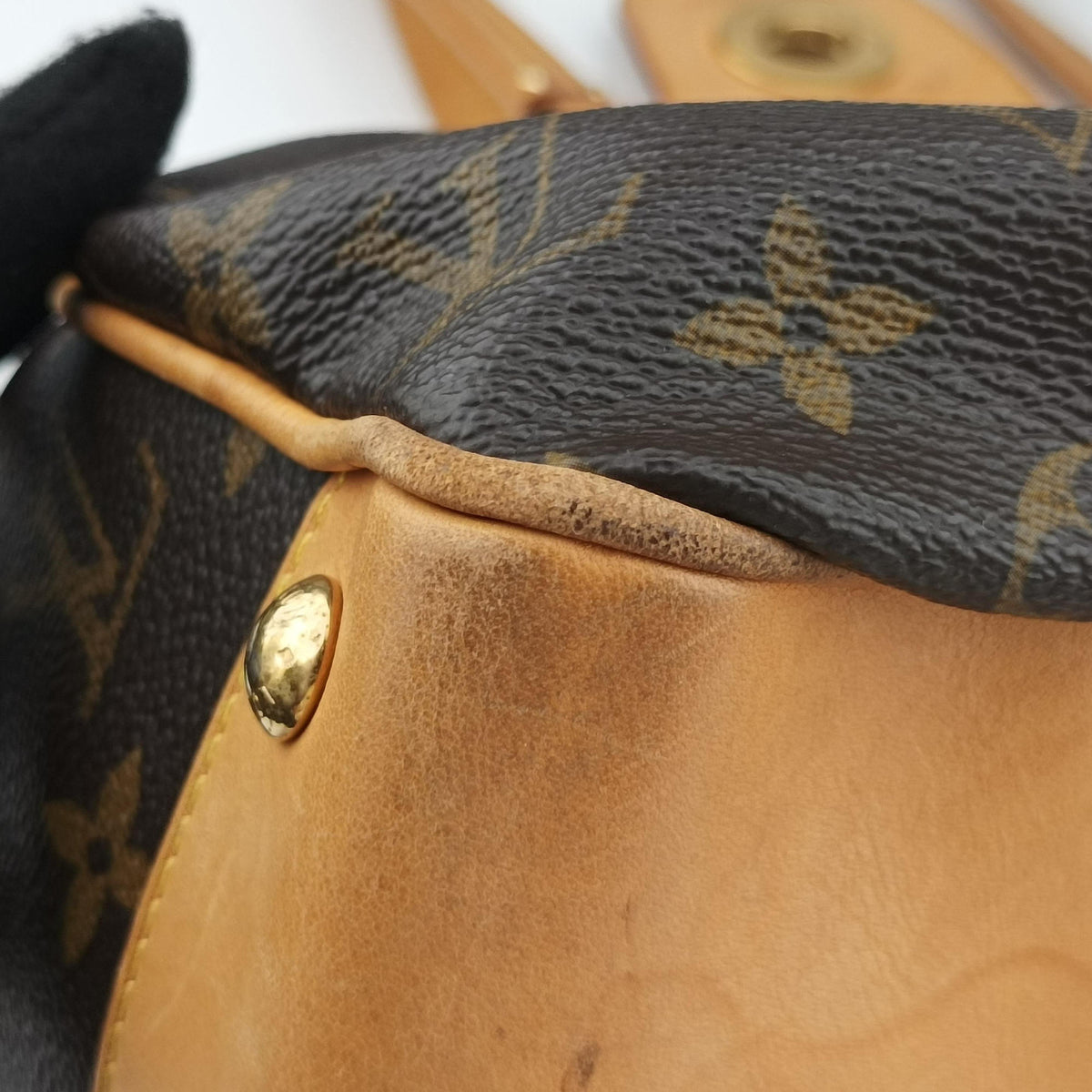VINTAGE BOETIE MM Brown Monogram Canvas M45714 VI1059ボエシMM モノグラム/ブラウン モノグラムキャンバス M45714 VI1059