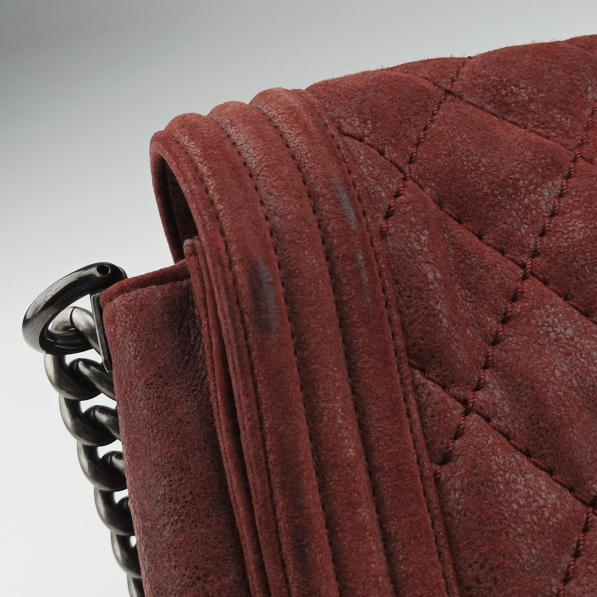BOY CHANEL Red Leather A67951 18574921ボーイシャネル レッド レザー A67951 18574921
