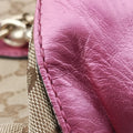 Heart Bit charm Beige × Pink Canvas×Leather 269955 E011275508ハートビット チャーム ベージュ x ピンク キャンバス×レザー 269955 E011275508