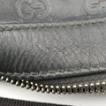 Pre-owned Gucci Guccissima Black Leather 473878 shoulderbag | stylenewstar