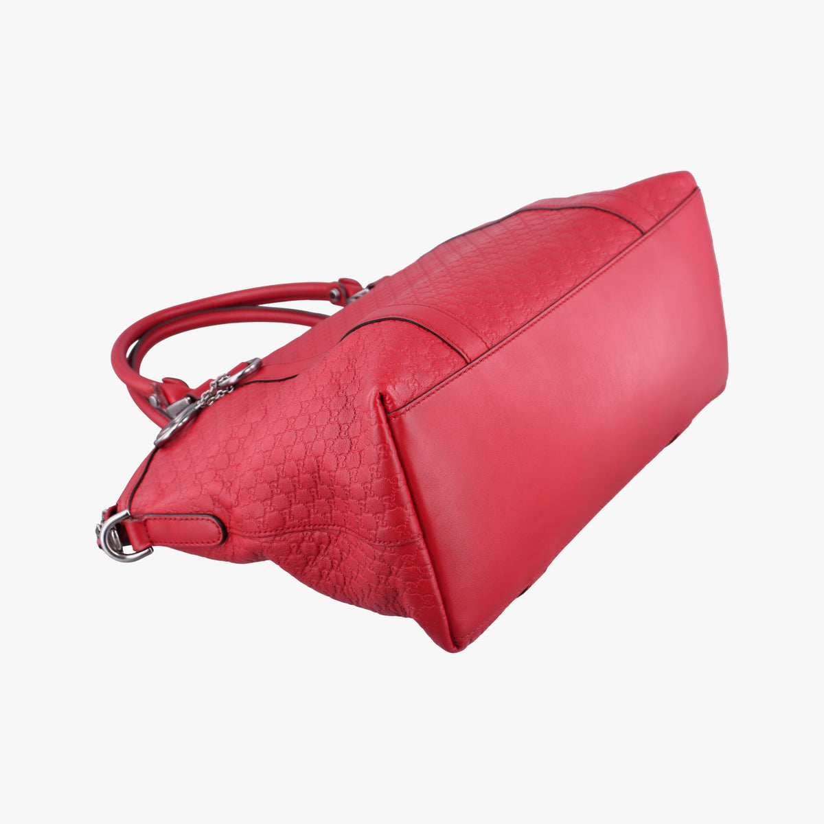 GG charm dome Red Leather 341503 E020202023GGチャーム ドーム レッド レザー 341503 E020202023