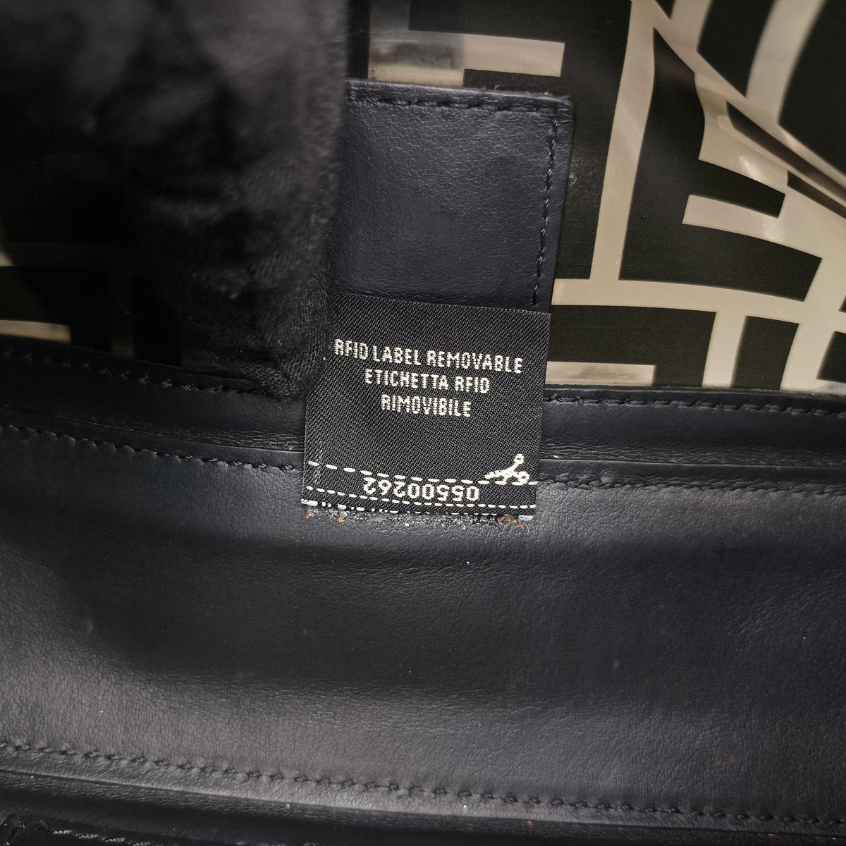 BAGUETTE Black PVC coated canvas×Leather 8BS017 8BS017-A3ID-198-10429バケット ブラック PVCコーティングキャンバス×レザー 8BS017 8BS017-A3ID-198-10429