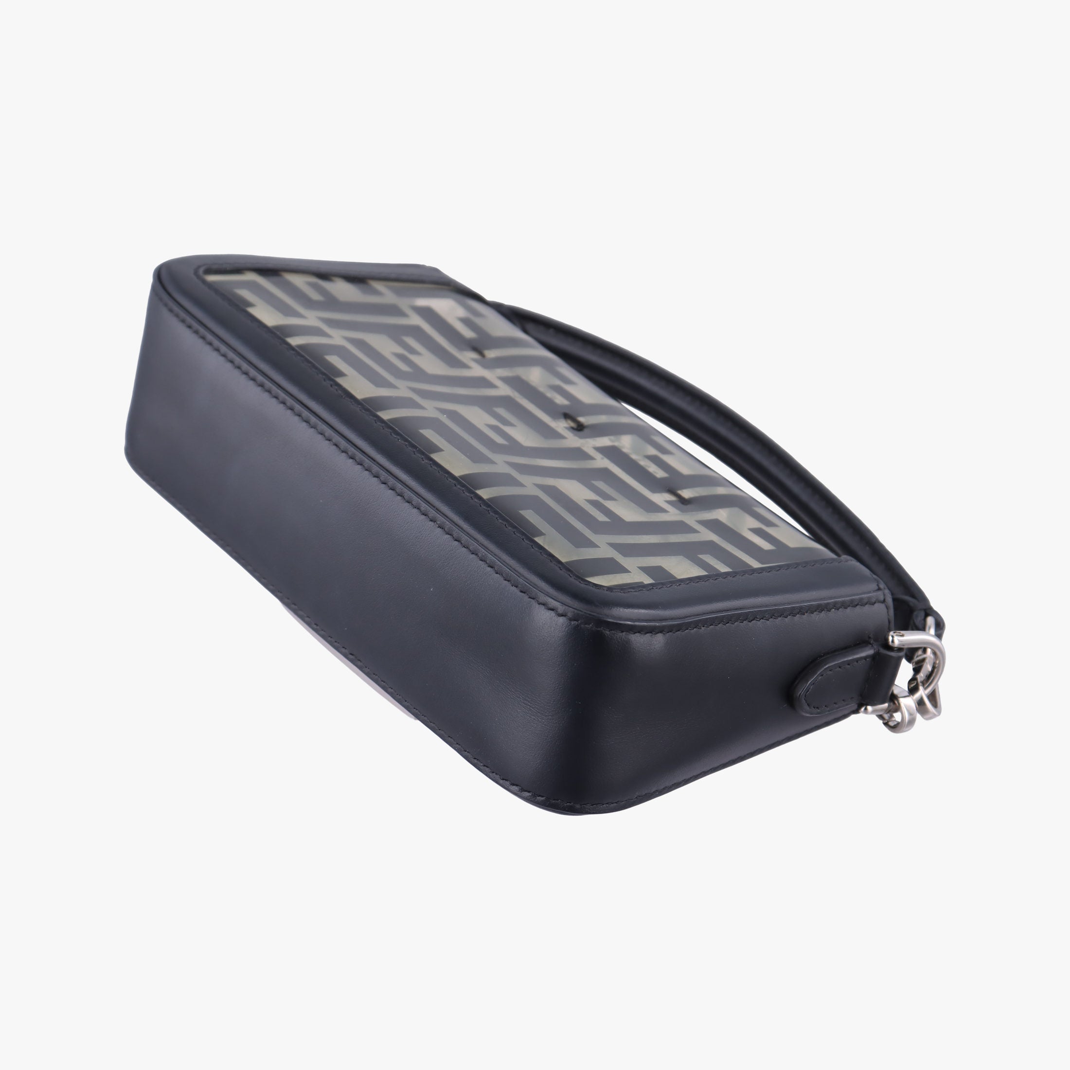 BAGUETTE Black PVC coated canvas×Leather 8BS017 8BS017-A3ID-198-10429バケット ブラック PVCコーティングキャンバス×レザー 8BS017 8BS017-A3ID-198-10429