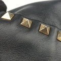 Rockstud Black Leather Lot number unknownロックスタッズ ブラック レザー 製番不明