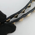 Rockstud Black Leather Lot number unknownロックスタッズ ブラック レザー 製番不明