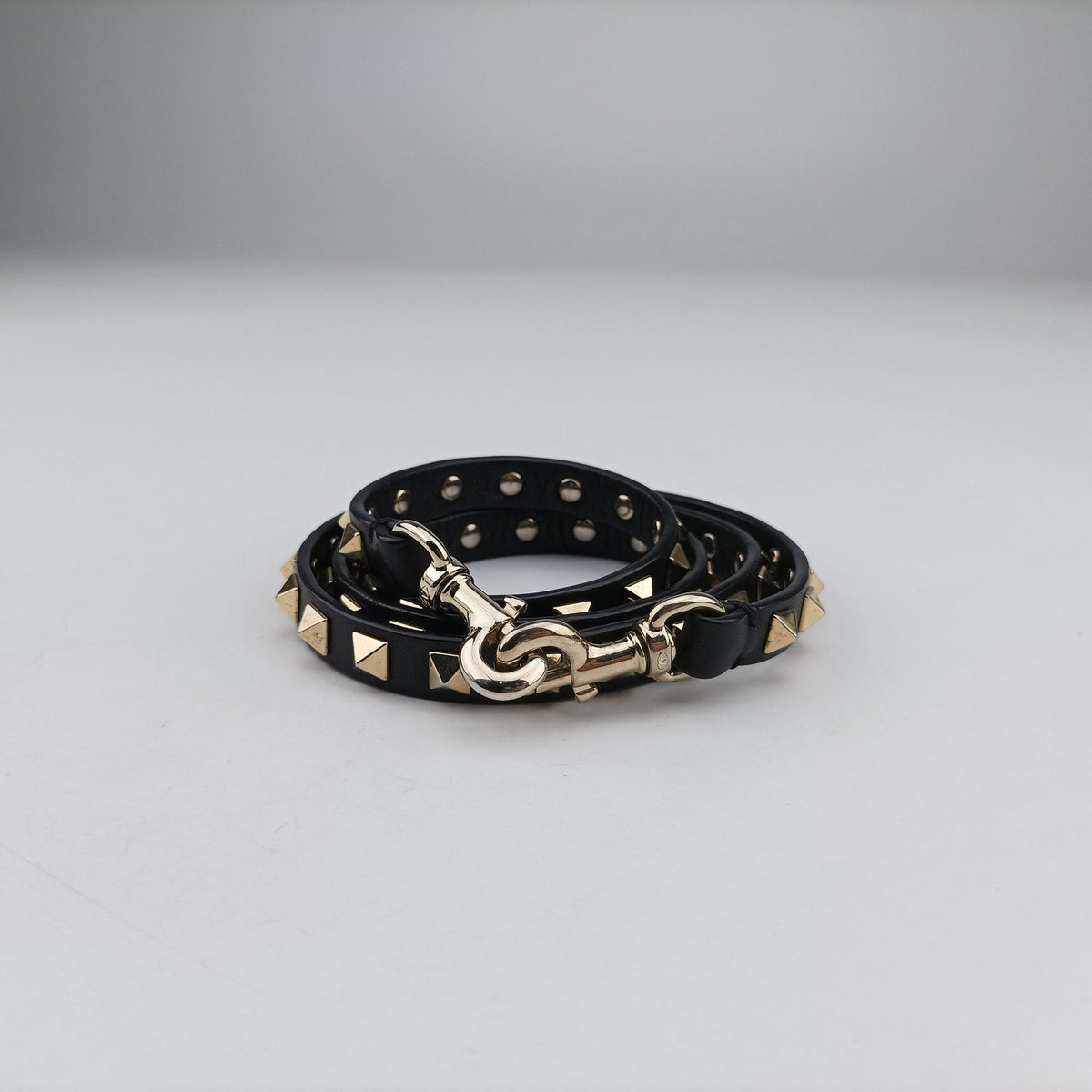 Rockstud Black Leather Lot number unknownロックスタッズ ブラック レザー 製番不明