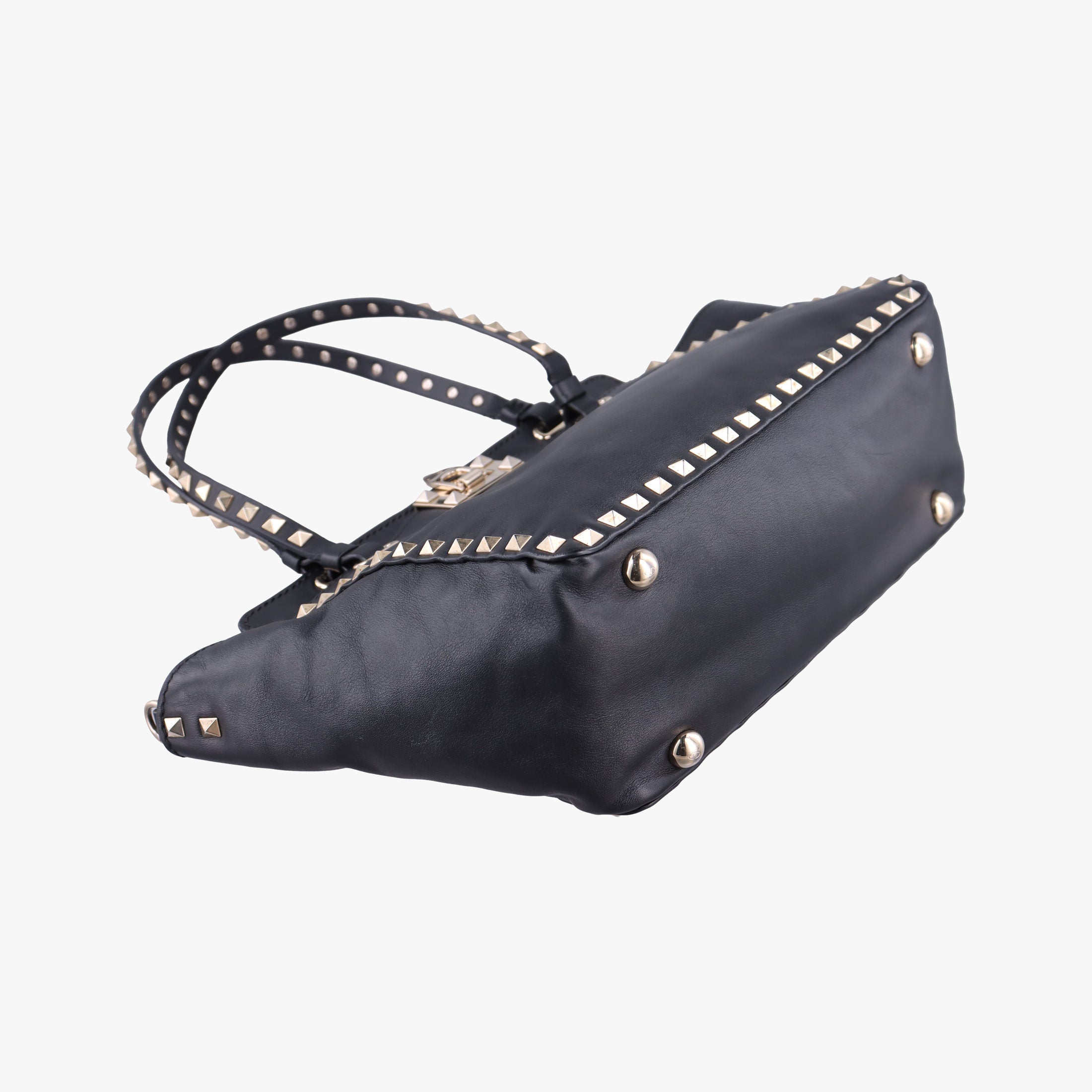 Rockstud Black Leather Lot number unknownロックスタッズ ブラック レザー 製番不明