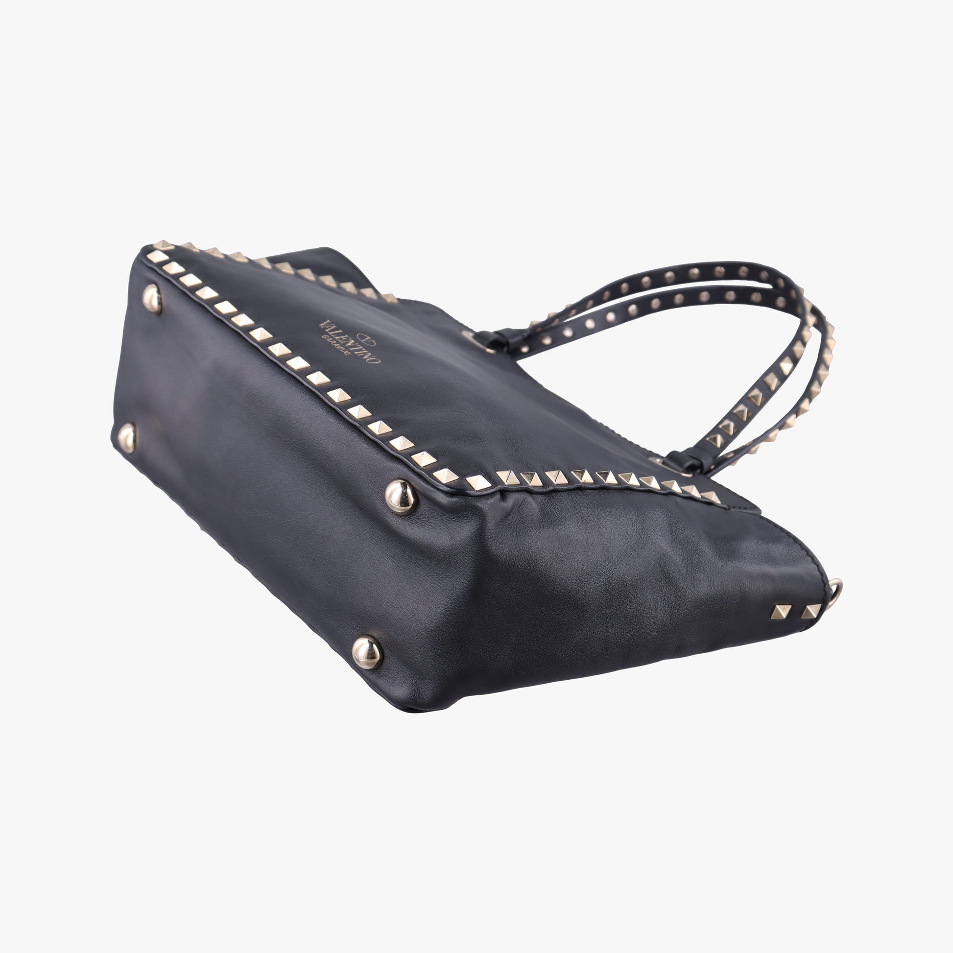 Rockstud Black Leather Lot number unknownロックスタッズ ブラック レザー 製番不明