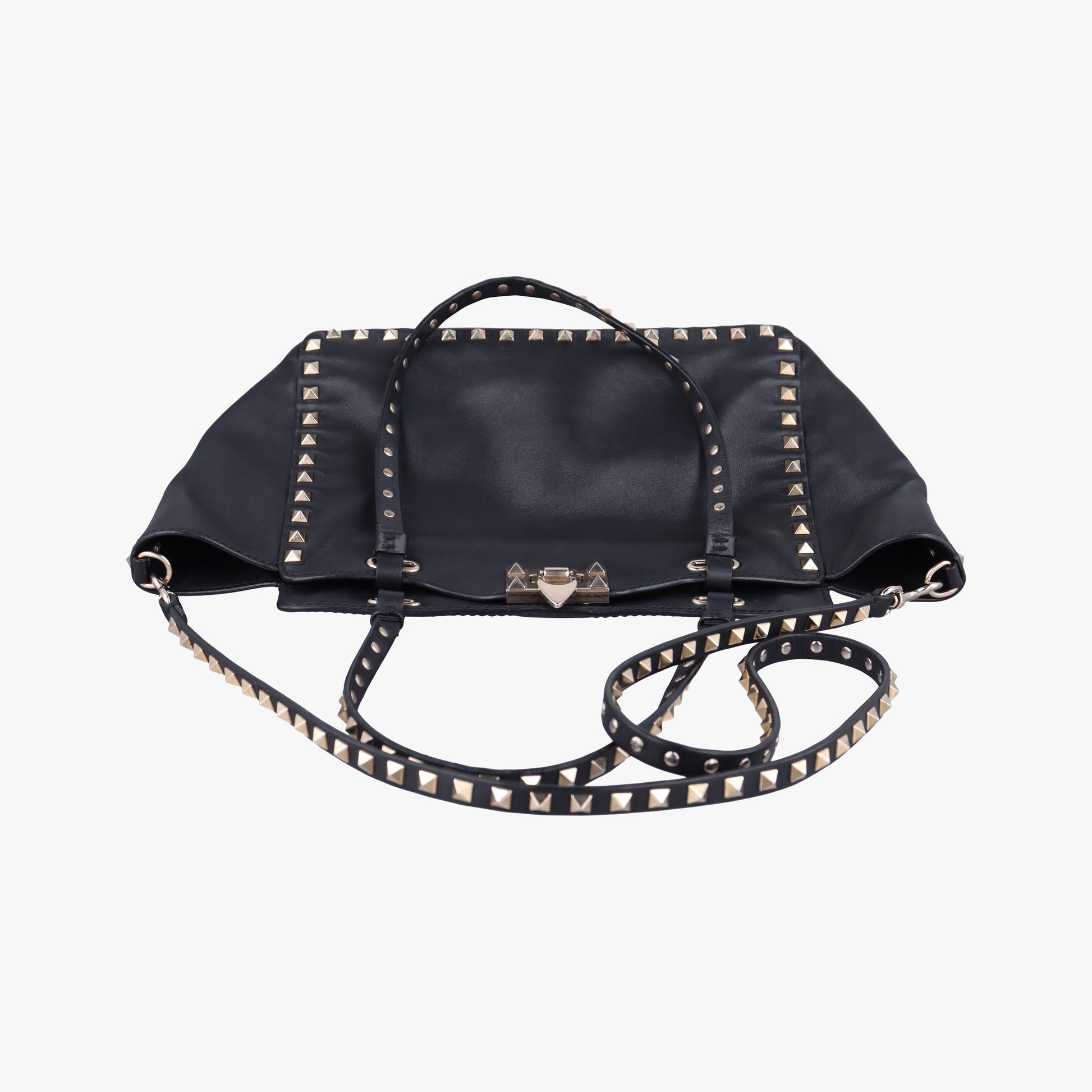 Rockstud Black Leather Lot number unknownロックスタッズ ブラック レザー 製番不明
