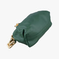 THE Chain Pouch Green lambskin B09554674Wザ チェーン ポーチ グリーン ラムスキン B09554674W