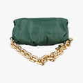 THE Chain Pouch Green lambskin B09554674Wザ チェーン ポーチ グリーン ラムスキン B09554674W