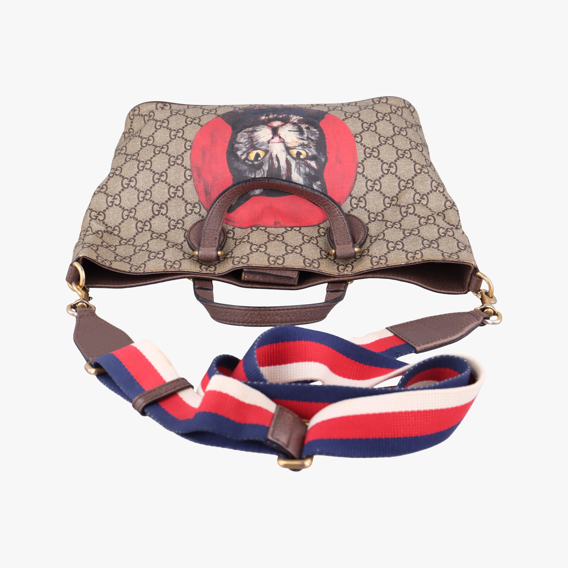 GG Supreme Bosco PATCHED beige×Multicolour PVC coated canvas×Leather 473887 F023210374GGスプリーム ボスコパッチ ベージュ×マルチカラー PVCコーティングキャンバス×レザー 473887 F023210374