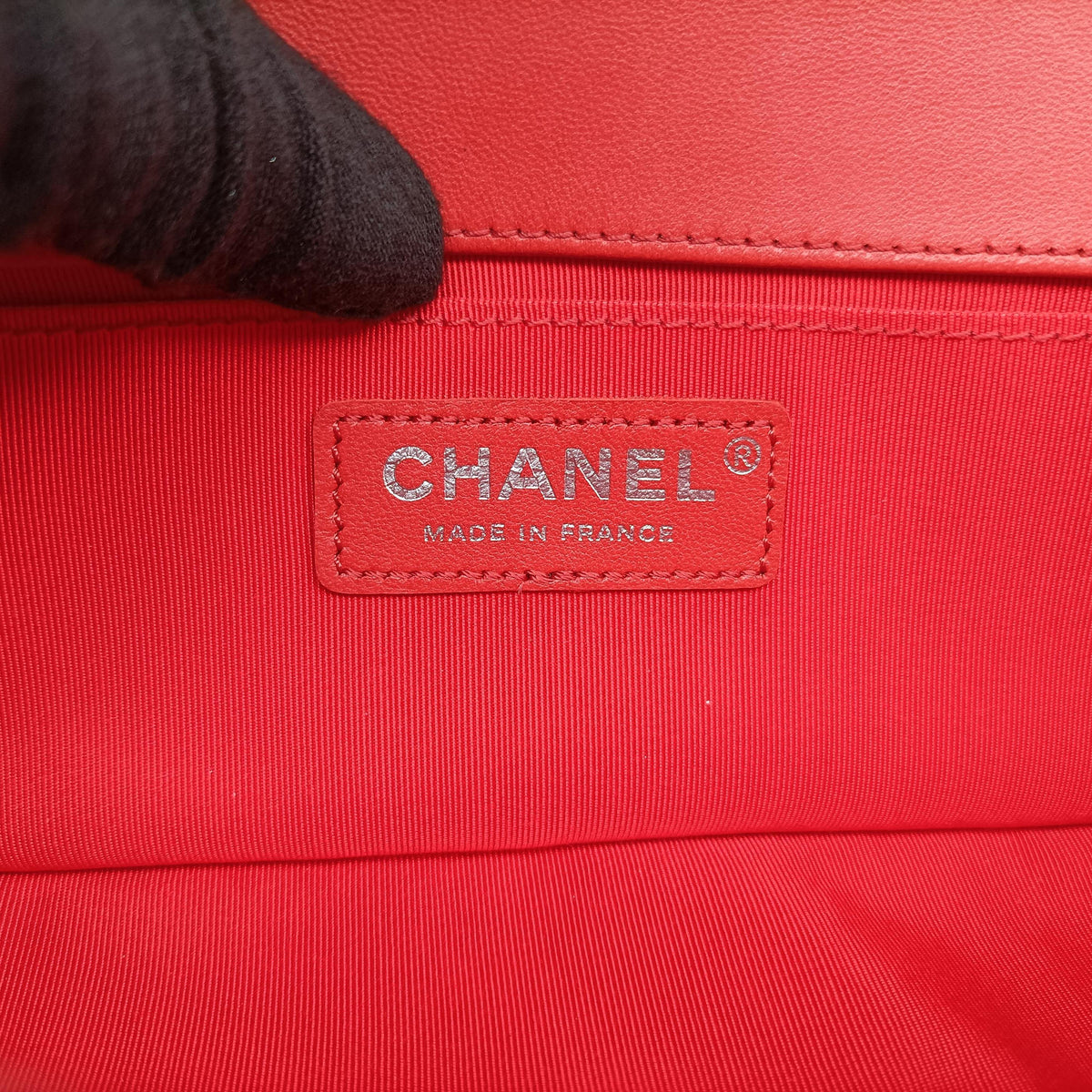 BOY CHANEL Red Leather A67085 21500449ボーイシャネル レッド レザー A67085 21500449