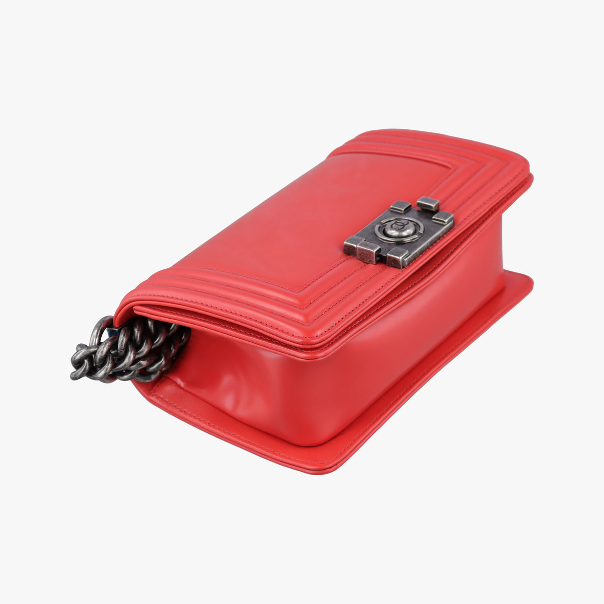 BOY CHANEL Red Leather A67085 21500449ボーイシャネル レッド レザー A67085 21500449