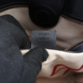 GG Supreme Bee beige×black PVC coated canvas×leather 450950 H021008295GGスプリーム キングスネーク ベージュ×ブラック PVCコーティングキャンバス×レザー 450950 H021008295