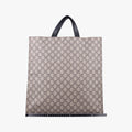 GG Supreme Bee beige×black PVC coated canvas×leather 450950 H021008295GGスプリーム キングスネーク ベージュ×ブラック PVCコーティングキャンバス×レザー 450950 H021008295