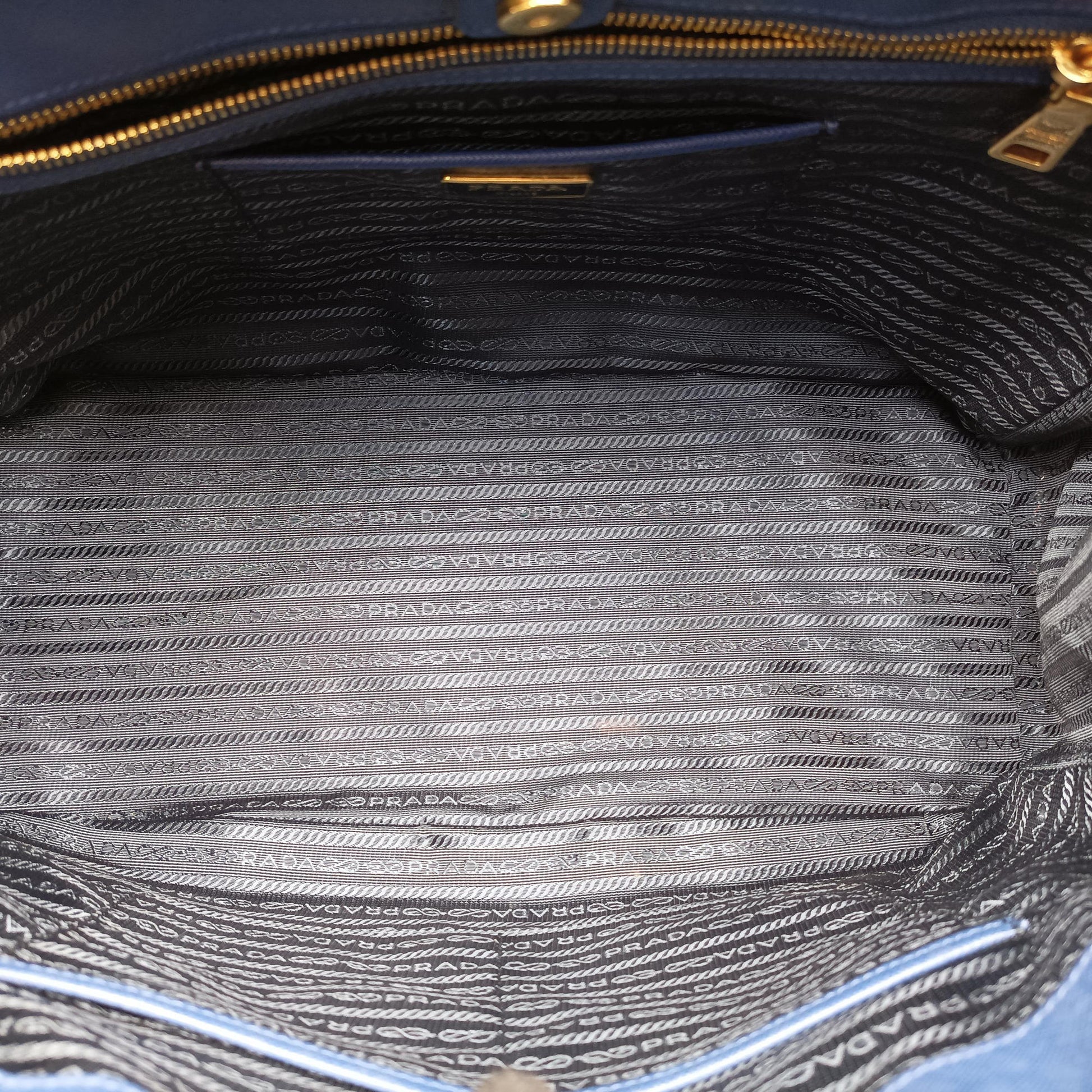 Galleria Blue SAFFIANO Leather BN2274 14ガレリア ブルー サフィアーノレザー BN2274 14