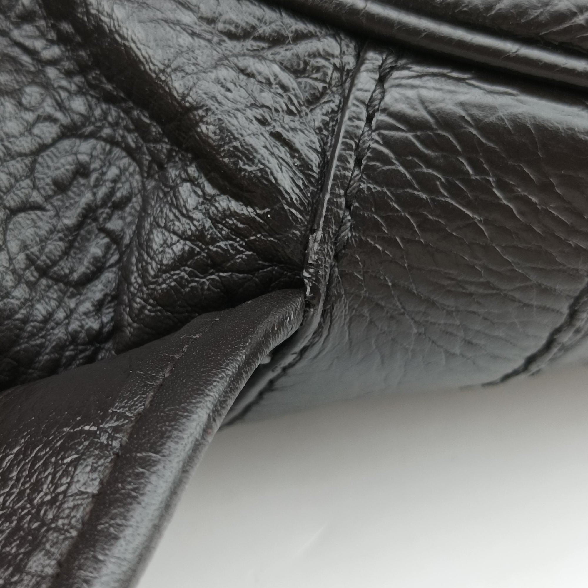 Guccissima Messenger Black Leather 223665 I9276912グッチッシマ メッセンジャー ブラック レザー 223665 I9276912