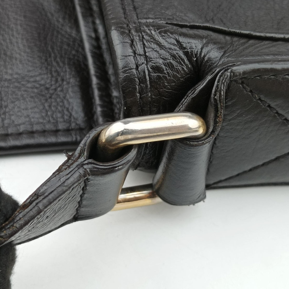 Guccissima Messenger Black Leather 223665 I9276912グッチッシマ メッセンジャー ブラック レザー 223665 I9276912