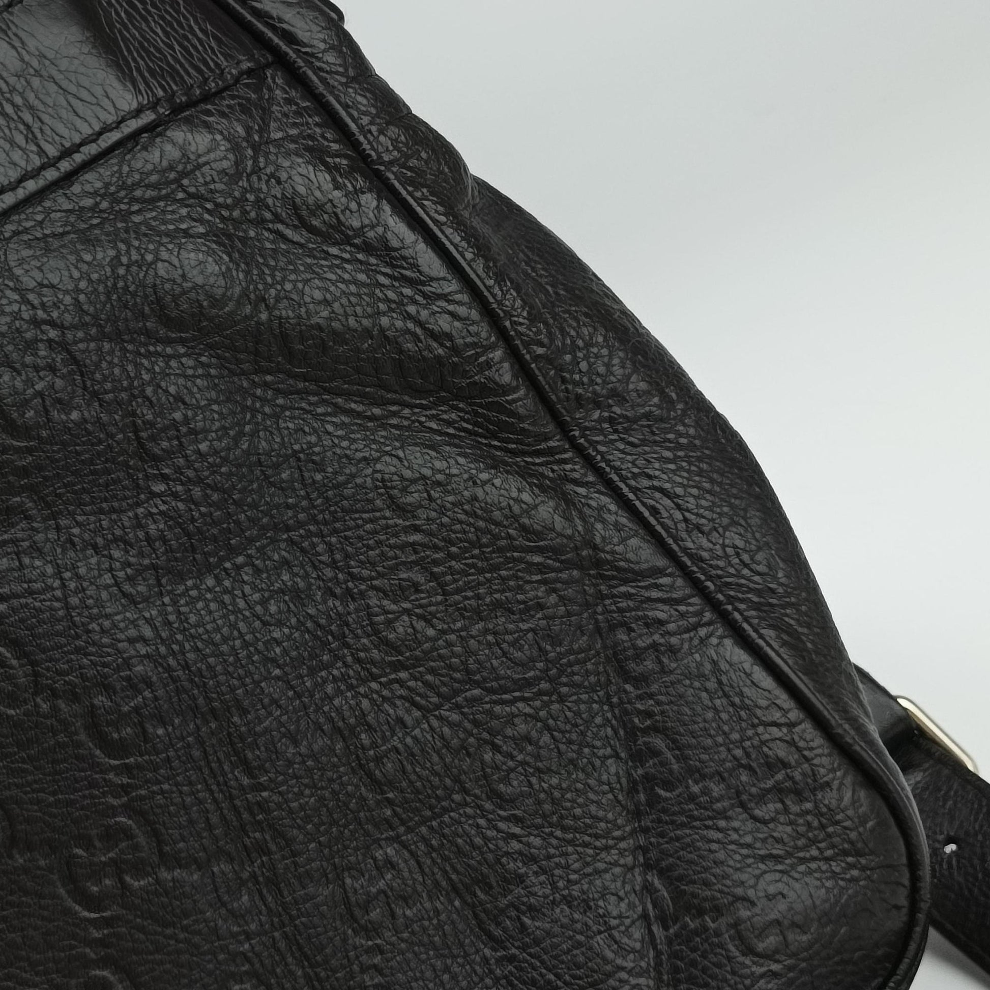 Guccissima Messenger Black Leather 223665 I9276912グッチッシマ メッセンジャー ブラック レザー 223665 I9276912