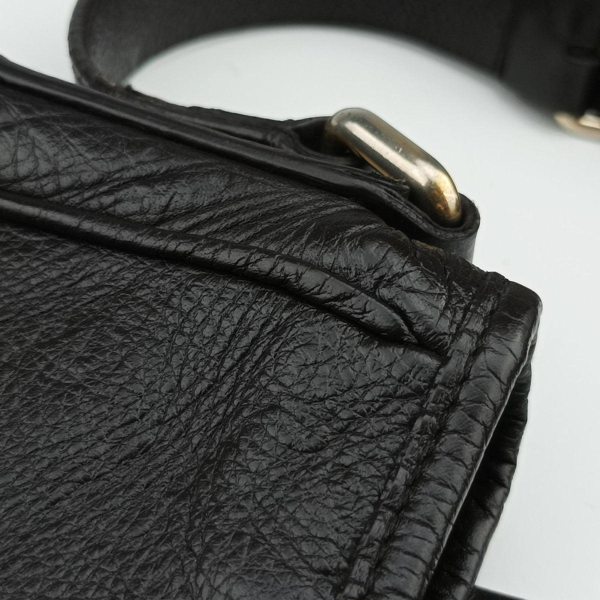 Guccissima Messenger Black Leather 223665 I9276912グッチッシマ メッセンジャー ブラック レザー 223665 I9276912