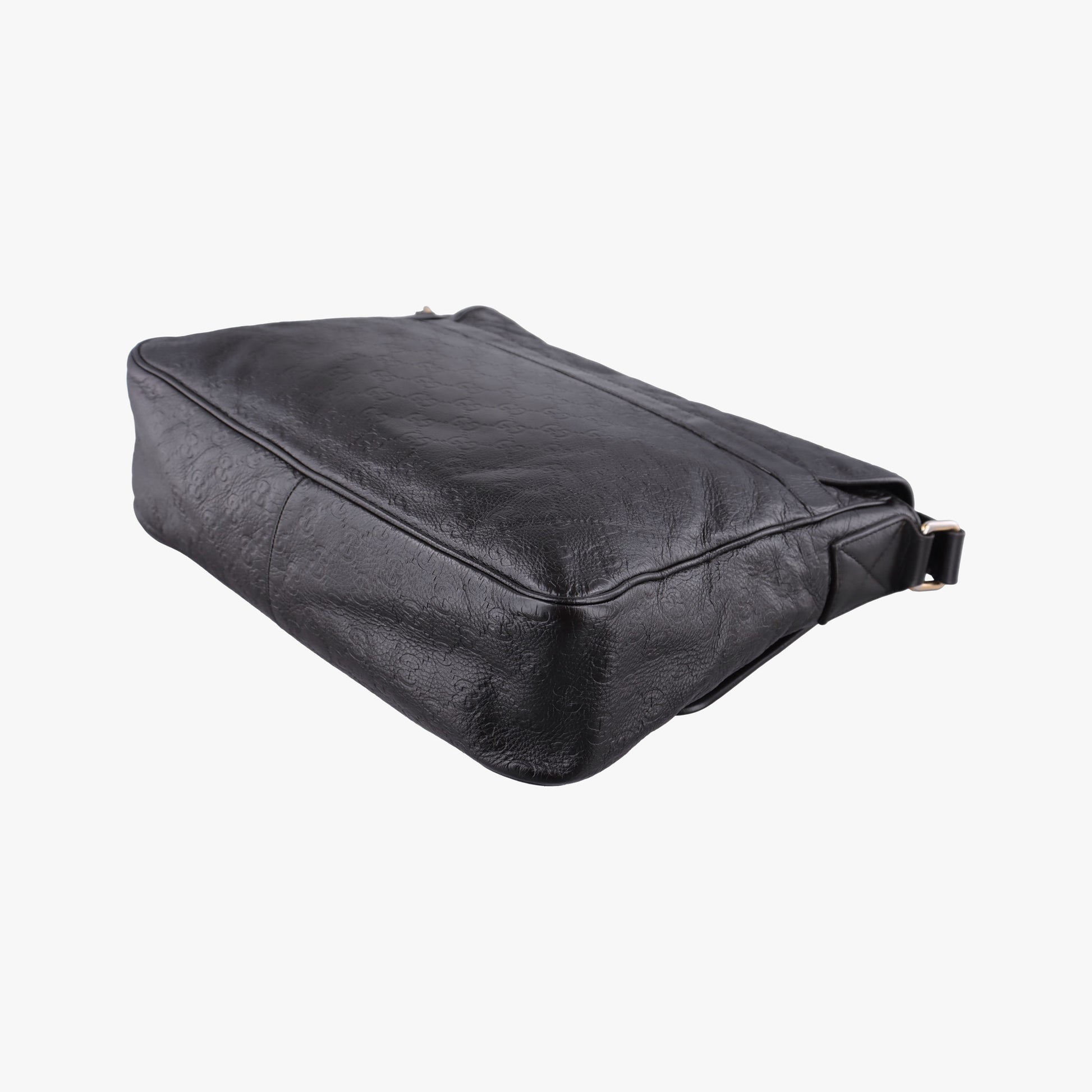 Guccissima Messenger Black Leather 223665 I9276912グッチッシマ メッセンジャー ブラック レザー 223665 I9276912