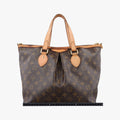 Vintage Louis Vuitton PALERMO PM brown Monogram Canvas M40145 shoulderbag | stylenewstar