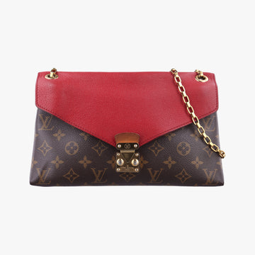 PALLAS Chain Brown×CERISE Monogram Canvas×calf leather M41201 CA2145パラス チェーン モノグラム/ブラウン×スリーズ モノグラムキャンバス×カーフレザー M41201 CA2145