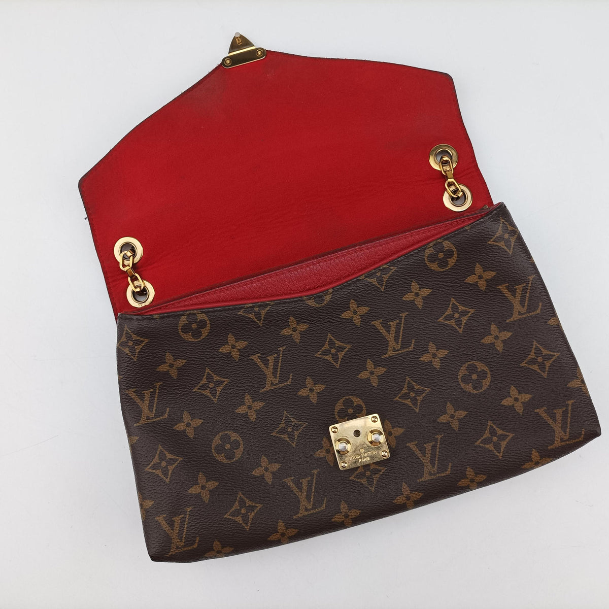 PALLAS Chain Brown×CERISE Monogram Canvas×calf leather M41201 CA2145パラス チェーン モノグラム/ブラウン×スリーズ モノグラムキャンバス×カーフレザー M41201 CA2145