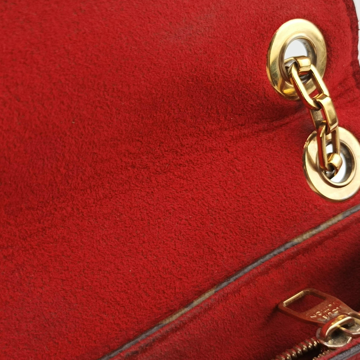 PALLAS Chain Brown×CERISE Monogram Canvas×calf leather M41201 CA2145パラス チェーン モノグラム/ブラウン×スリーズ モノグラムキャンバス×カーフレザー M41201 CA2145