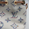 Nano Noe White Multicolor Monogram Jacquard M83453 IC Chipナノ ノエ ホワイト マルチカラー モノグラム ジャガード M83453 ICチップ