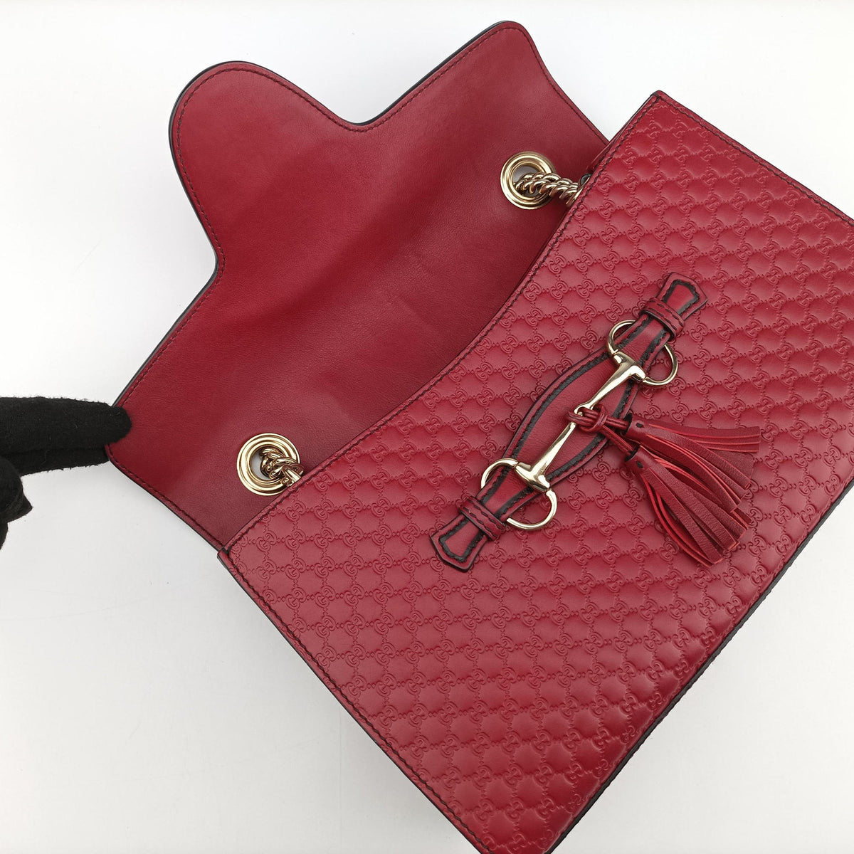 Emily Red Leather 449635 I022760557エミリー レッド レザー 449635 I022760557