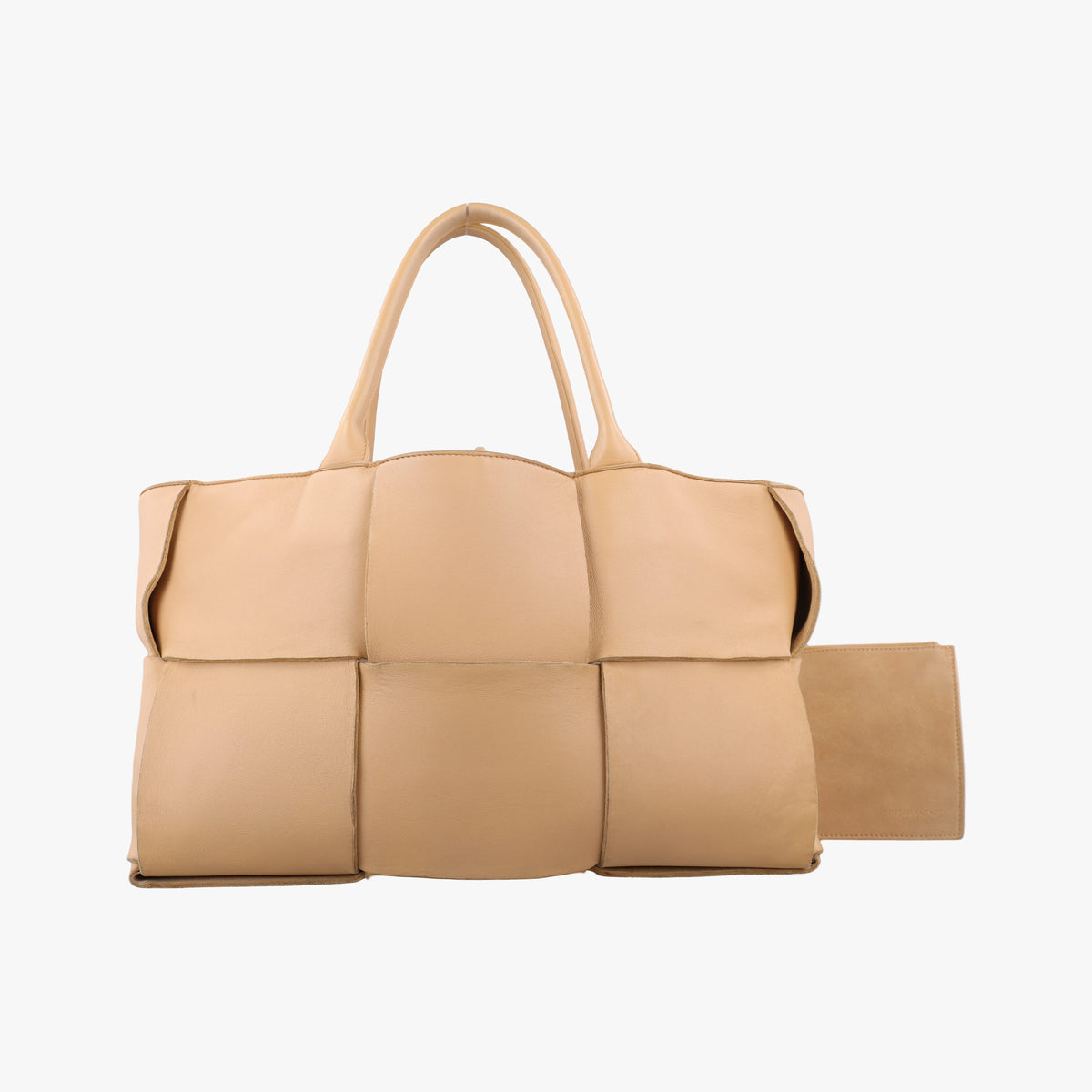 THE ARCO Tote Camel lambskin B09312938Rミディアム ザ アルコ トート キャメル ラムスキン B09312938R