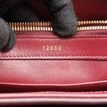 Pre-owned Celine 16 Bag Burgundy Calfskin  shoulderbag | stylenewstar